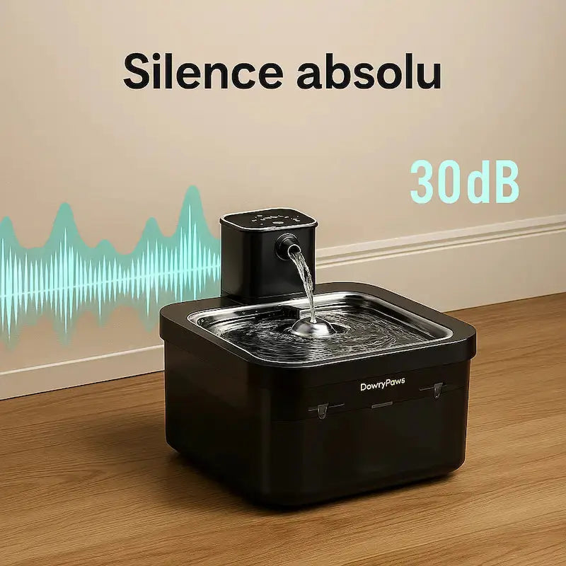 AquaFlow 2.5L - Fontaine à eau intelligente Fidoz