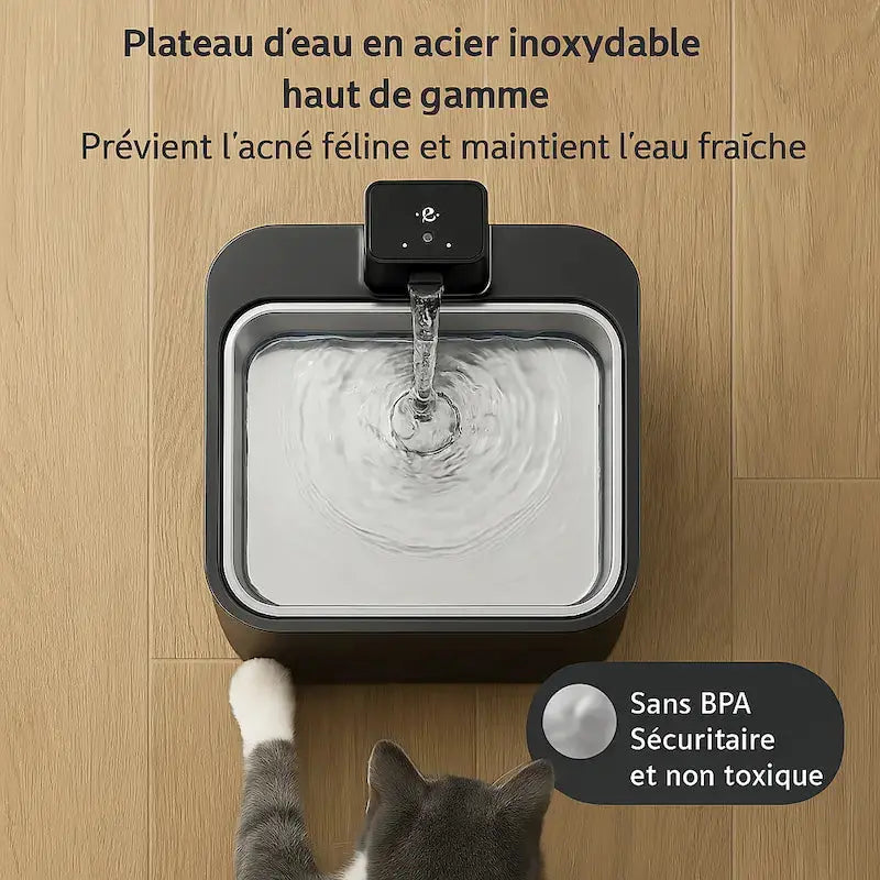 AquaFlow 2.5L - Fontaine à eau intelligente Fidoz