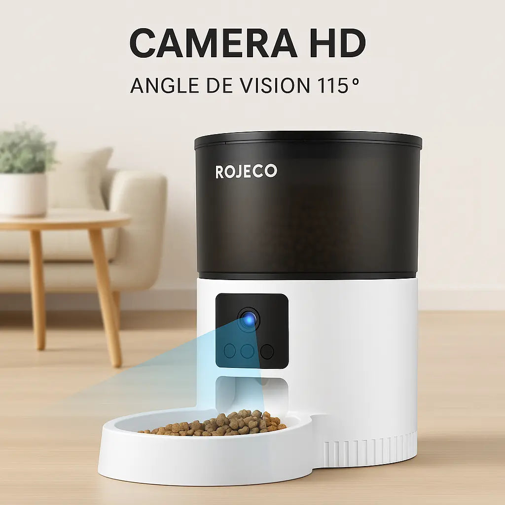 EasyFeed Auto - By Fidoz - Distributeur de Croquettes Automatique avec Caméra Fidoz