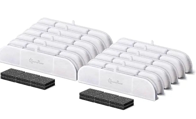 6 à 12 Filtres AquaFlow – jusqu'à 1 ans d’eau filtrée Fidoz