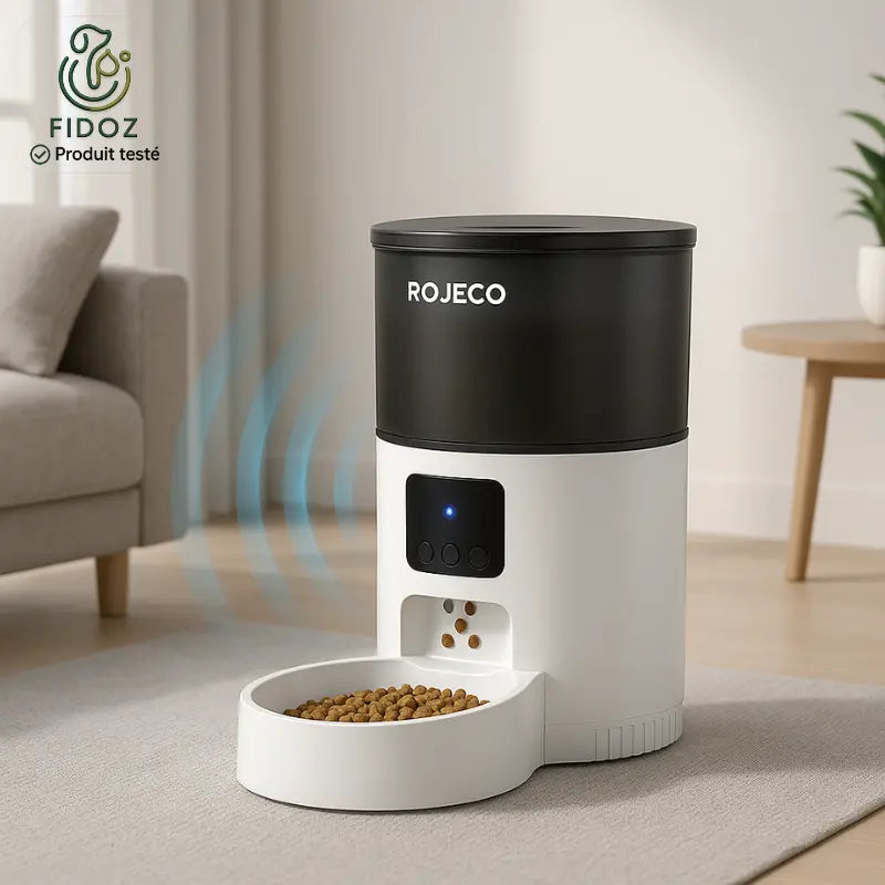 EasyFeed Auto - By Fidoz - Distributeur de Croquettes Automatique avec Caméra Fidoz