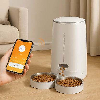 FeederSync Dual - By Fidoz - Distributeur de croquettes double connectée Fidoz