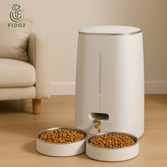 FeederSync Dual - By Fidoz - Distributeur de croquettes double connectée Fidoz
