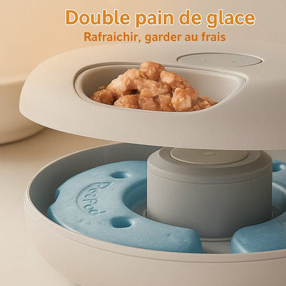 FeedyCat-Distributeur Automatique de Pâtée pour Chats Fidoz
