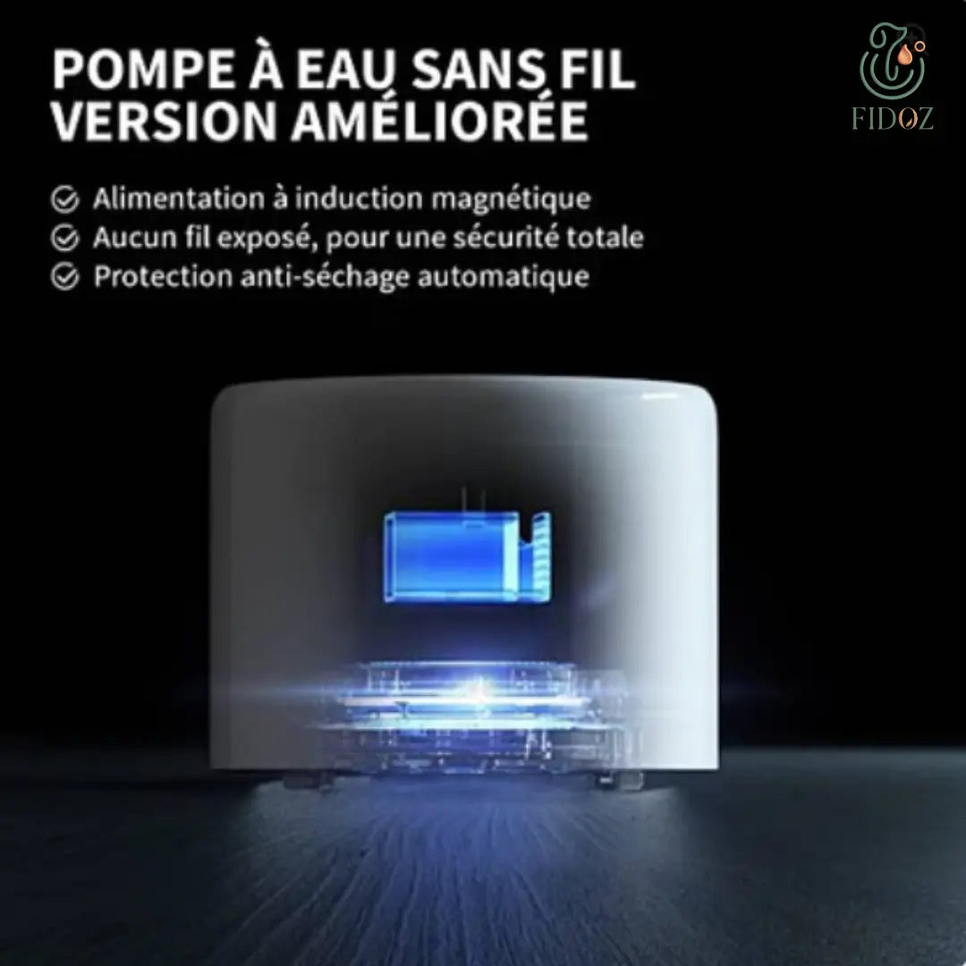 HydroPure 1.8L – Fontaine intelligente pour animaux Fidoz