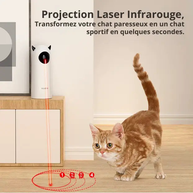 -Jouets Interactifs Et Intelligents Pour Chat Et Chien, Existent, Laser LED, Accessoires D'Nik, Déterminer, Électronique
