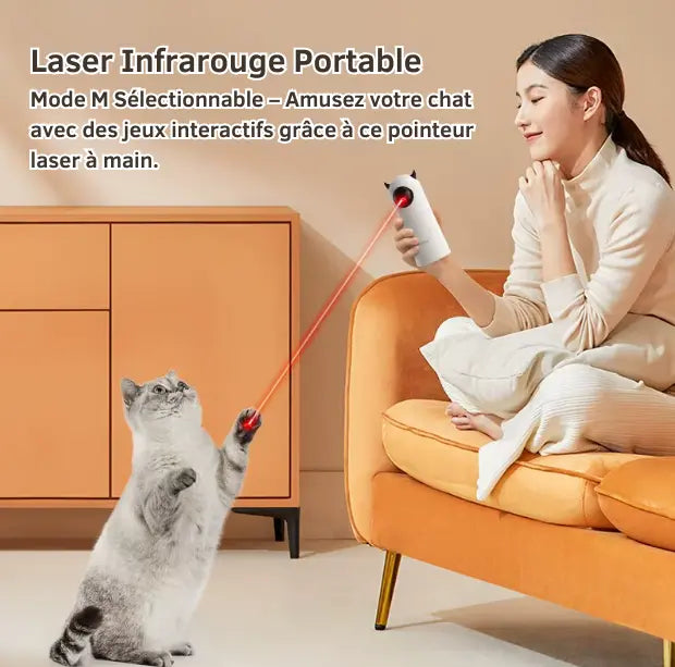 -Jouets Interactifs Et Intelligents Pour Chat Et Chien, Existent, Laser LED, Accessoires D'Nik, Déterminer, Électronique