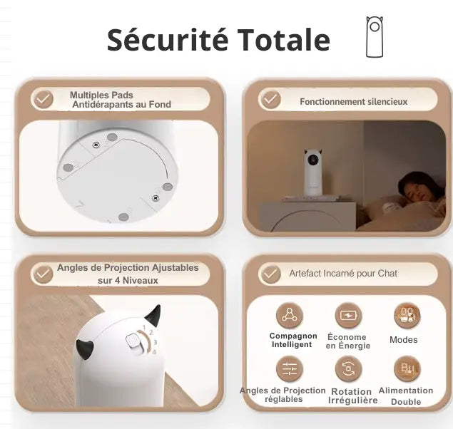 -Jouets Interactifs Et Intelligents Pour Chat Et Chien, Existent, Laser LED, Accessoires D'Nik, Déterminer, Électronique